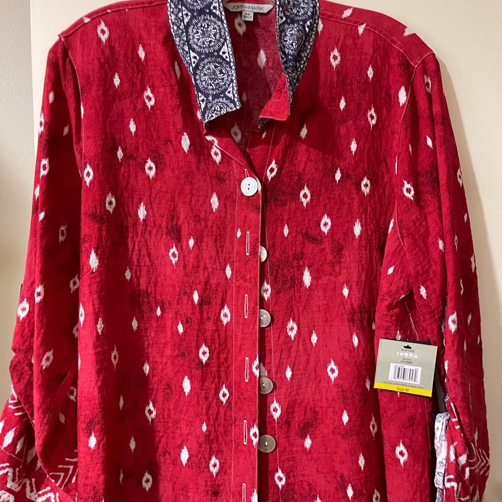 Red, White & Blue! John Mark.  M.  NWT